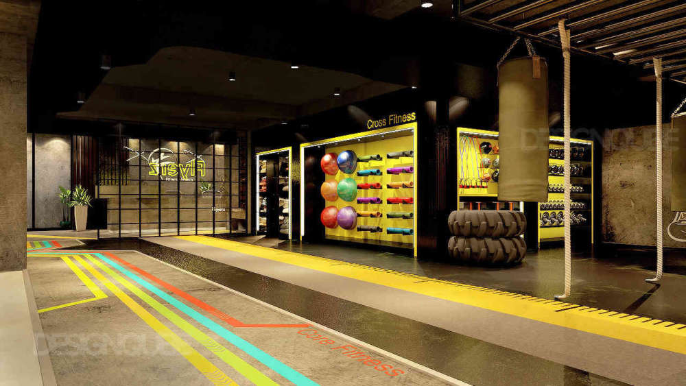 Gym Interiors at Adyar, chennai